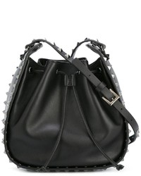 Черная сумка-мешок от Valentino