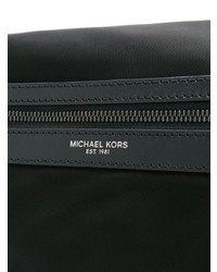 Черная сумка почтальона из плотной ткани от Michael Kors Collection