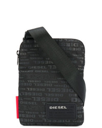Черная сумка почтальона от Diesel
