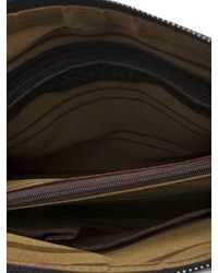 Черная сумка почтальона от Dino Ricci