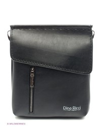 Черная сумка почтальона от Dino Ricci