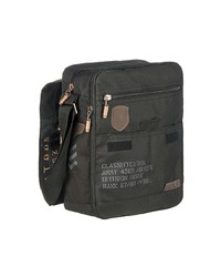 Черная сумка почтальона от Grizzly