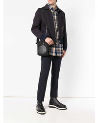 Черная сумка почтальона от DSQUARED2