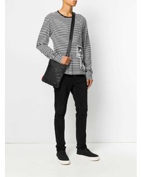 Черная сумка почтальона от Diesel