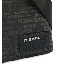 Черная сумка почтальона от Diesel