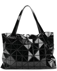 Женская черная сумка с геометрическим рисунком от Bao Bao Issey Miyake
