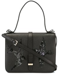 Женская черная сумка с пайетками от RED Valentino