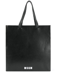 Женская черная сумка с принтом от MSGM