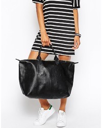 Женская черная сумка с принтом от Mi-pac