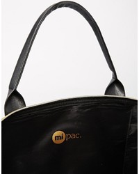 Женская черная сумка с принтом от Mi-pac