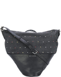 Женская черная сумка с украшением от Marc Jacobs