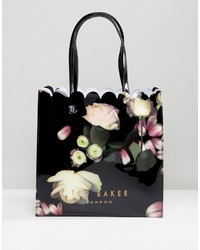 Женская черная сумка с цветочным принтом от Ted Baker
