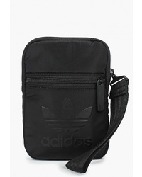 Черная сумка через плечо из плотной ткани от adidas Originals