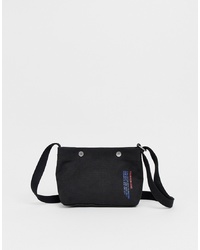 Черная сумка через плечо из плотной ткани от Calvin Klein Jeans