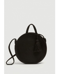 Черная сумка через плечо из плотной ткани от Pull&Bear