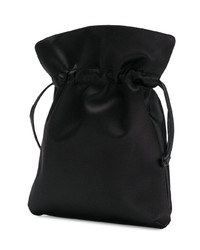 Черная сумка через плечо с вышивкой от Les Petits Joueurs