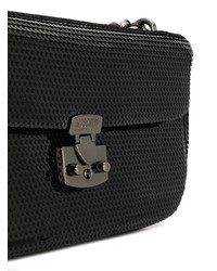 Черная сумка через плечо с пайетками от Moschino Cheap & Chic