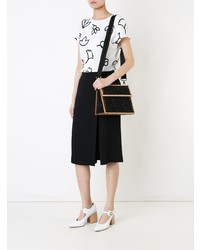 Черная сумка через плечо от 711