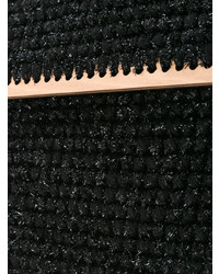 Черная сумка через плечо от 711