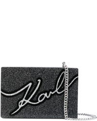 Черная сумка через плечо от Karl Lagerfeld