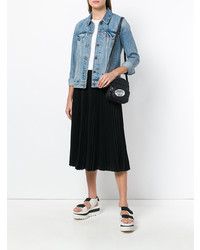 Черная сумка через плечо от Moncler