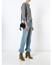 Черная сумка через плечо от Valas