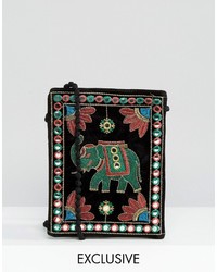 Черная сумка через плечо от Reclaimed Vintage