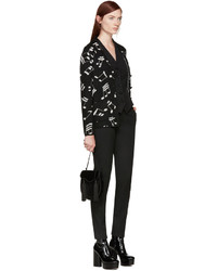 Женская черная сумка от Saint Laurent