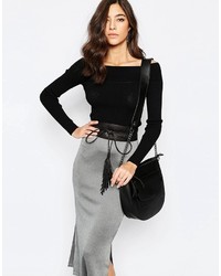 Женская черная сумка от Warehouse