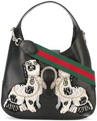 Женская черная сумка от Gucci