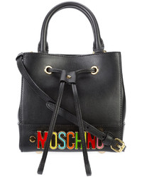 Женская черная сумка от Moschino