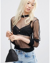 Женская черная сумка от Ichi