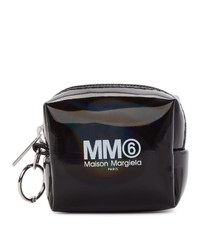 Черная сумочка с принтом от MM6 MAISON MARGIELA