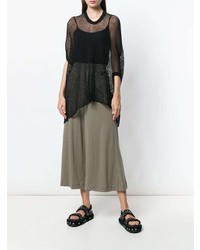 Черная туника в сеточку от Lost & Found Ria Dunn