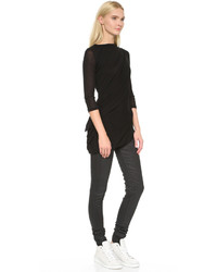 Черная туника от Rick Owens Lilies