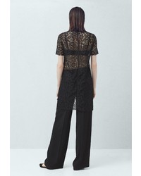 Черная туника от Mango