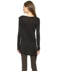 Черная туника от Donna Karan