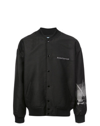 Мужская черная университетская куртка от Adaptation