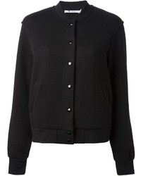 Женская черная университетская куртка от Alexander Wang