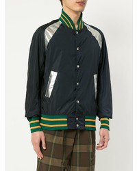 Мужская черная университетская куртка от Kolor