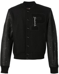 Мужская черная университетская куртка от PRPS
