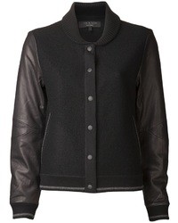 Женская черная университетская куртка от Rag and Bone