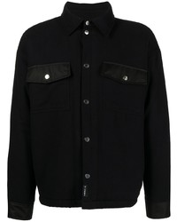Мужская черная фланелевая куртка-рубашка от Gmbh