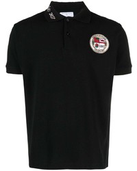 Мужская черная футболка-поло с вышивкой от CRENSHAW SKATE CLUB