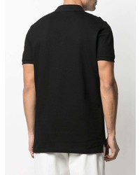 Мужская черная футболка-поло с принтом от DSQUARED2