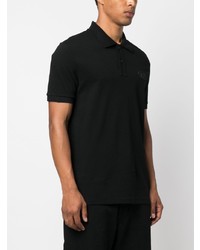 Мужская черная футболка-поло с принтом от Diesel