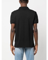 Мужская черная футболка-поло с принтом от Calvin Klein