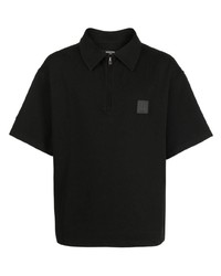 Мужская черная футболка-поло с принтом от SONGZIO