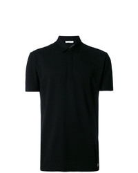 Мужская черная футболка-поло с принтом от Versace Collection
