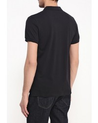 Мужская черная футболка-поло от adidas Originals
